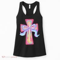 He Is Risen Jesus Christian Happy Easter Women Women's Tank Top thumb 0