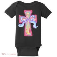He Is Risen Jesus Christian Happy Easter Women Baby Bodysuit thumb 0