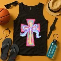 He Is Risen Jesus Christian Happy Easter Women Tank Top thumb 4