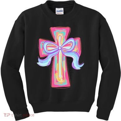 He Is Risen Jesus Christian Happy Easter Women Kids Sweatshirt