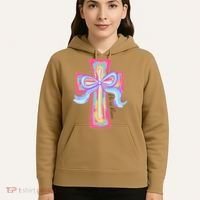 He Is Risen Jesus Christian Happy Easter Women Hoodie thumb 5