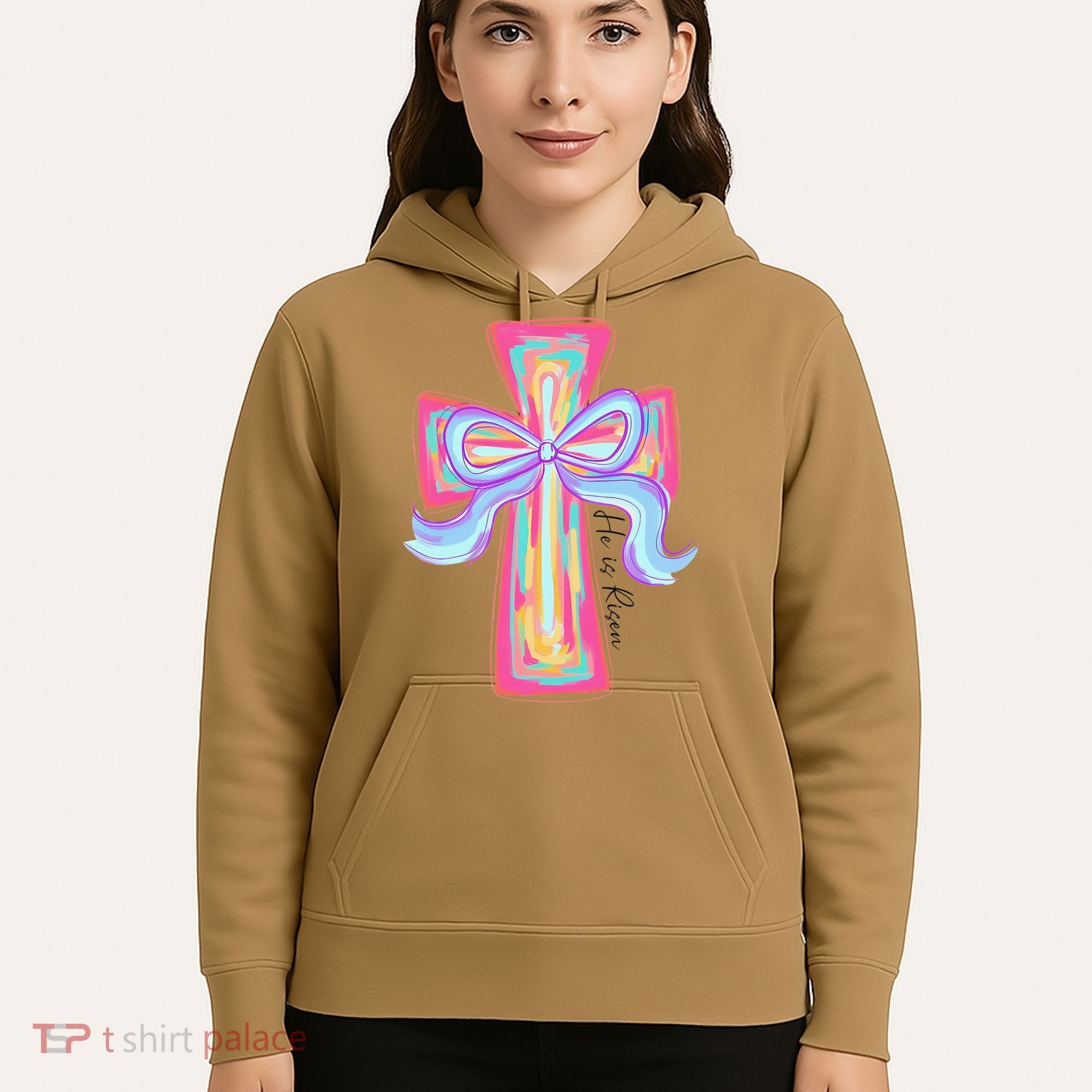 He Is Risen Jesus Christian Happy Easter Women Hoodie
