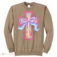 He Is Risen Jesus Christian Happy Easter Women Sweatshirt thumb 0