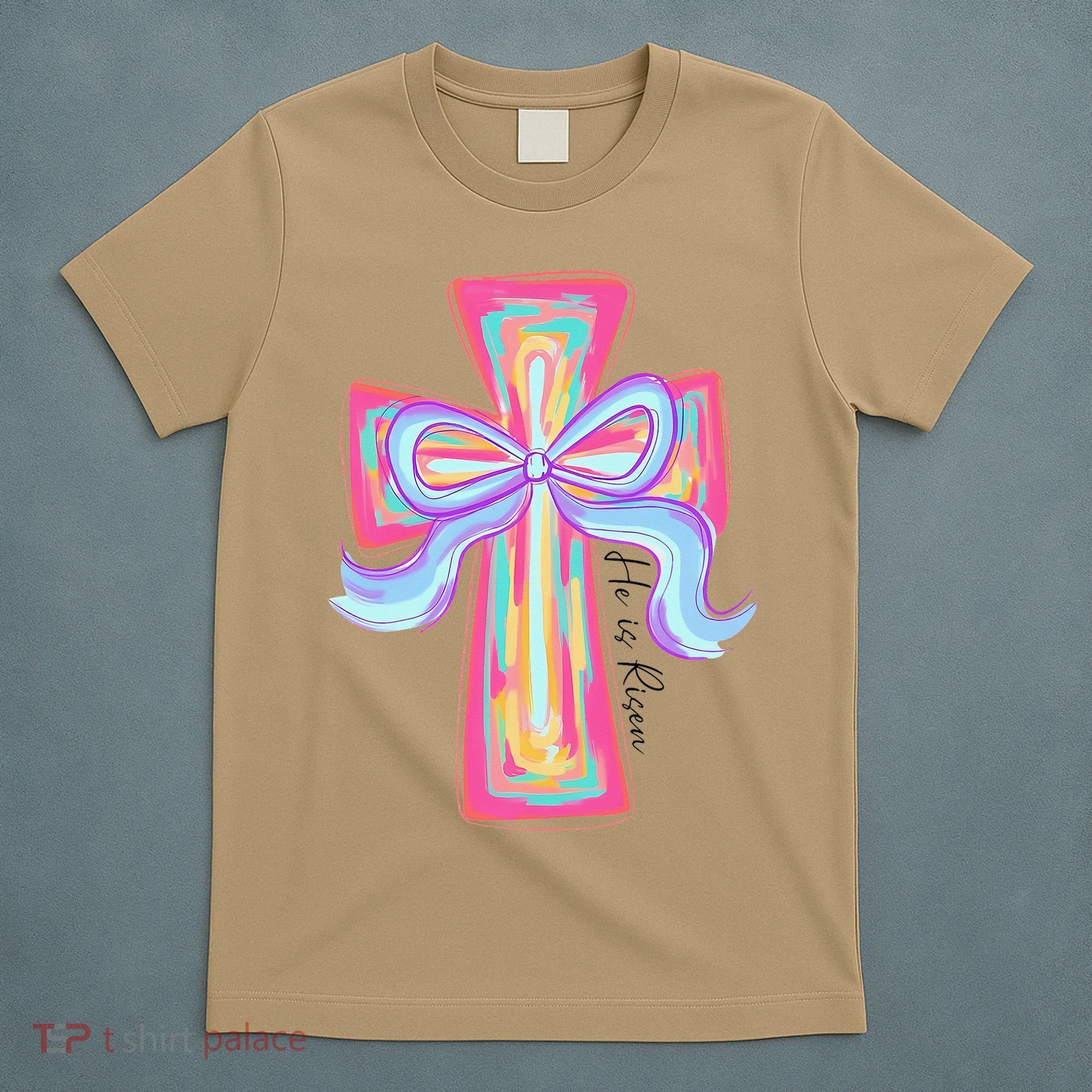 He Is Risen Jesus Christian Happy Easter Women T-Shirt