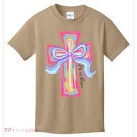 He Is Risen Jesus Christian Happy Easter Women Kids T-Shirt thumb 0