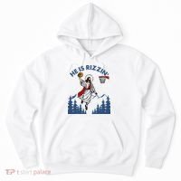 He Is Rizzin Jesus Basketball Easter Religious Hoodie thumb 0