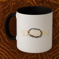 He Is Risen Jesus Christ Easter Coffee Mug thumb 2