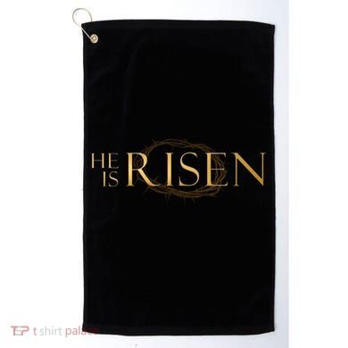 He Is Risen Jesus Christ Easter Golf Towel