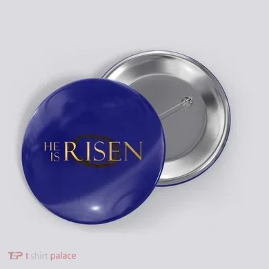 He Is Risen Jesus Christ Easter Button