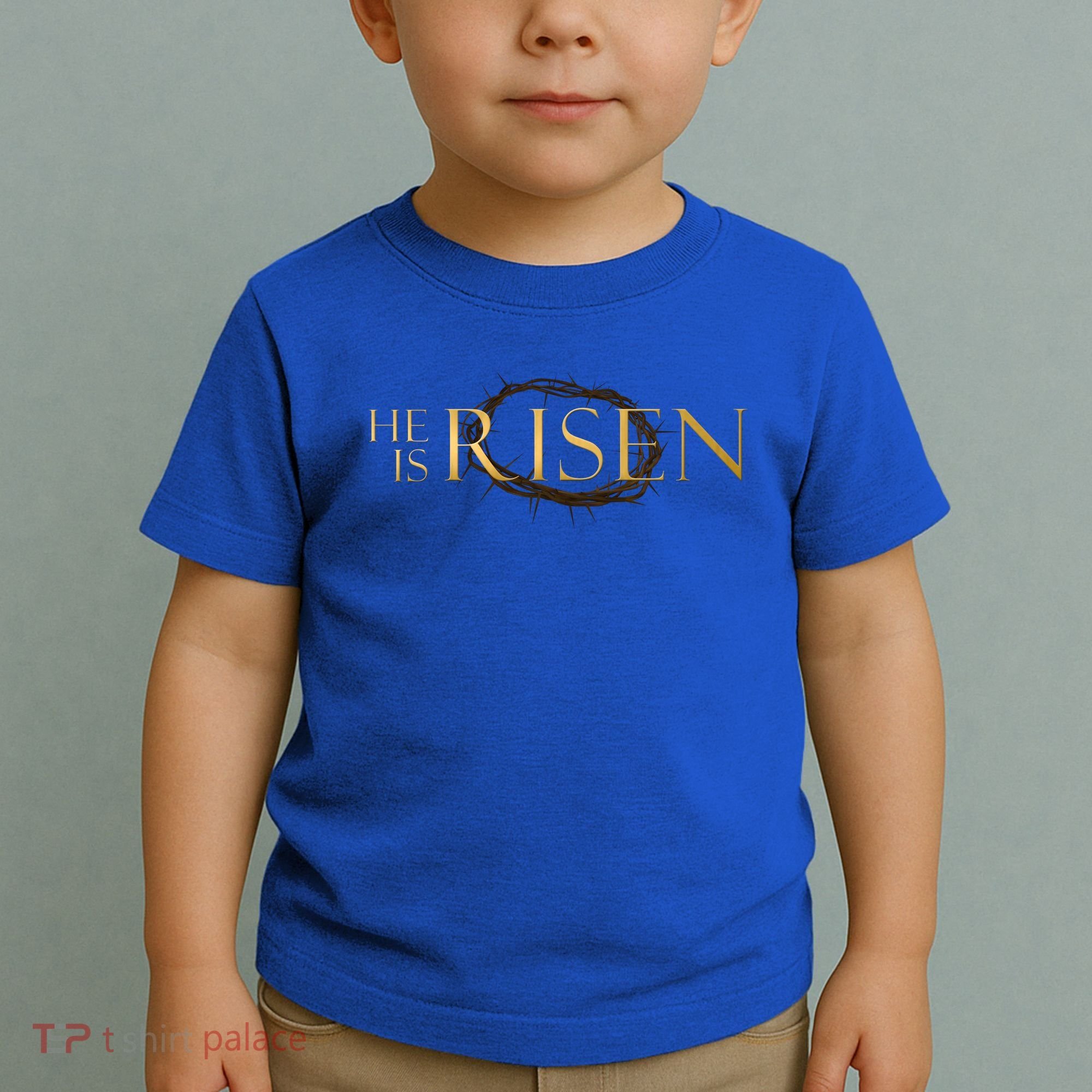 He Is Risen Jesus Christ Easter Toddler T-Shirt