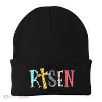 He Is Risen Matthew 286 Jesus Christian Bible Verse Beanie thumb 0