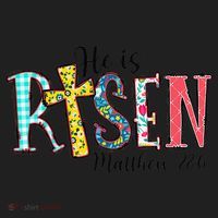 He Is Risen Matthew 286 Jesus Christian Bible Verse Beanie thumb 2