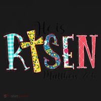He Is Risen Matthew 286 Jesus Christian Bible Verse Women's Hoodie thumb 2