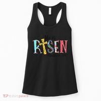 He Is Risen Matthew 286 Jesus Christian Bible Verse Women's Tank Top thumb 0