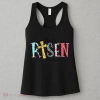 He Is Risen Matthew 286 Jesus Christian Bible Verse Women's Tank Top thumb 3