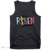 He Is Risen Matthew 286 Jesus Christian Bible Verse Tank Top thumb 0