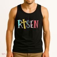 He Is Risen Matthew 286 Jesus Christian Bible Verse Tank Top thumb 3