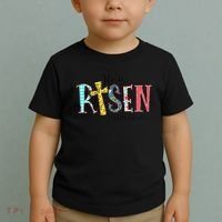 He Is Risen Matthew 286 Jesus Christian Bible Verse Toddler T-Shirt thumb 2