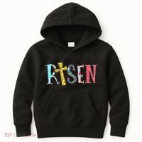 He Is Risen Matthew 286 Jesus Christian Bible Verse Kids Hoodie thumb 0