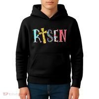 He Is Risen Matthew 286 Jesus Christian Bible Verse Kids Hoodie thumb 4