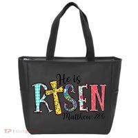 He Is Risen Matthew 286 Jesus Christian Bible Verse Tote Bag thumb 0