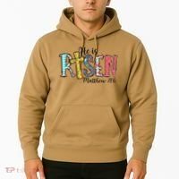 He Is Risen Matthew 286 Jesus Christian Bible Verse Hoodie thumb 2