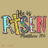 He Is Risen Matthew 286 Jesus Christian Bible Verse Long Sleeve Shirt thumb 2