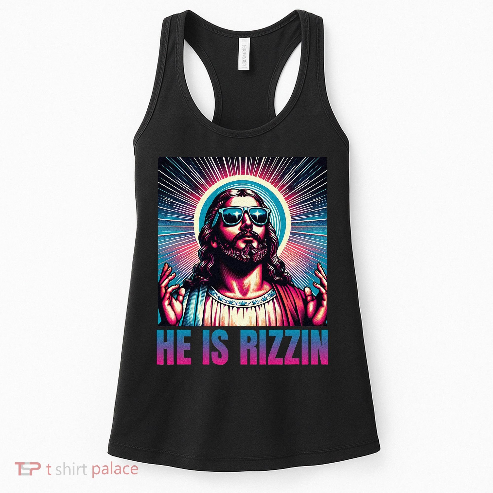 He Is Rizzin Jesus Is Rizzen Women's Tank Top