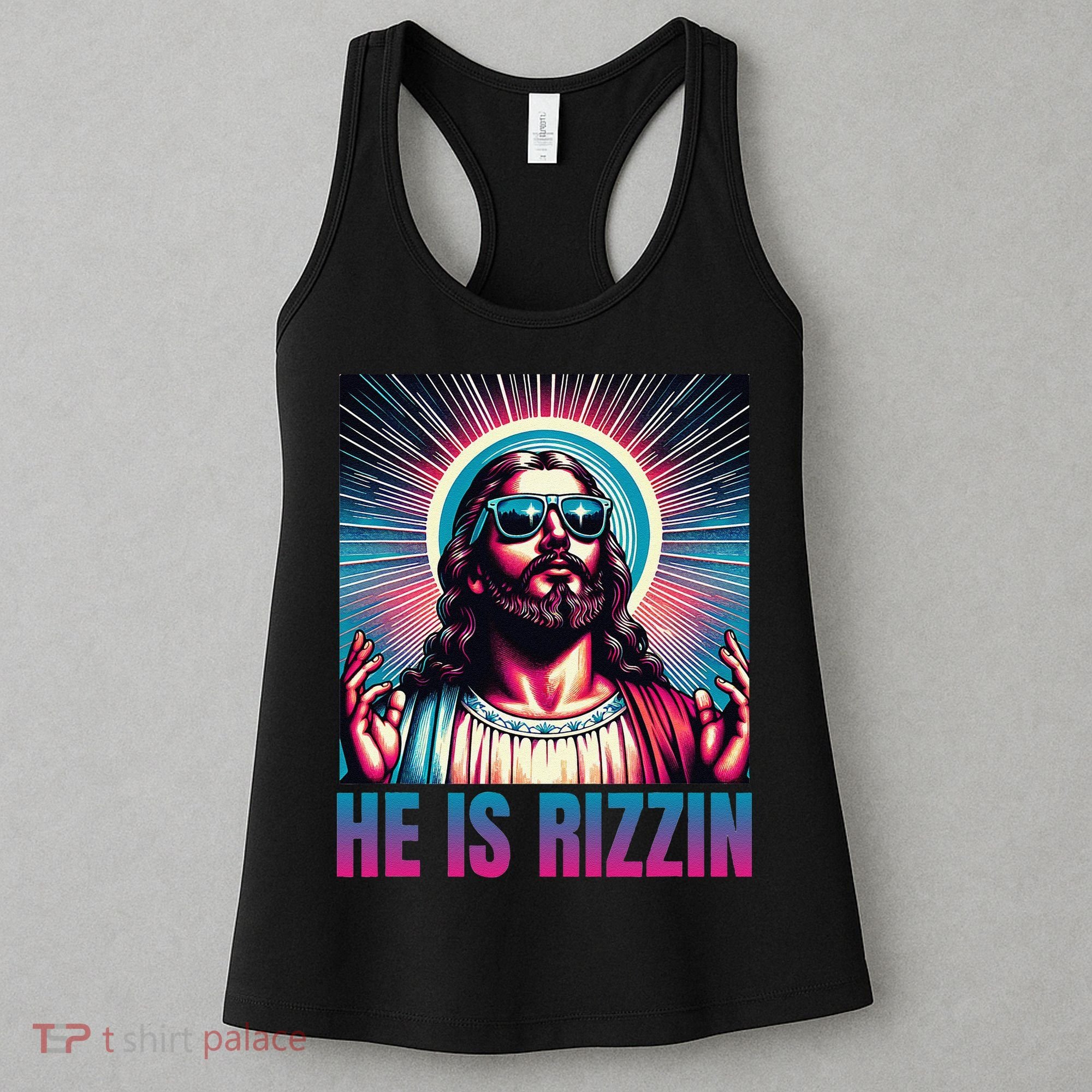 He Is Rizzin Jesus Is Rizzen Women's Tank Top