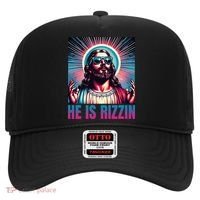 He Is Rizzin Jesus Is Rizzen Hat thumb 0