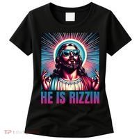 He Is Rizzin Jesus Is Rizzen Women's T-Shirt thumb 0