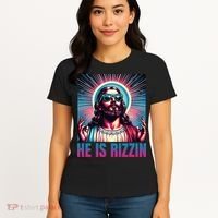 He Is Rizzin Jesus Is Rizzen Women's T-Shirt thumb 4