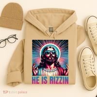 He Is Rizzin Jesus Is Rizzen Hoodie thumb 4
