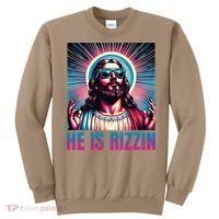 He Is Rizzin Jesus Is Rizzen Sweatshirt thumb 0