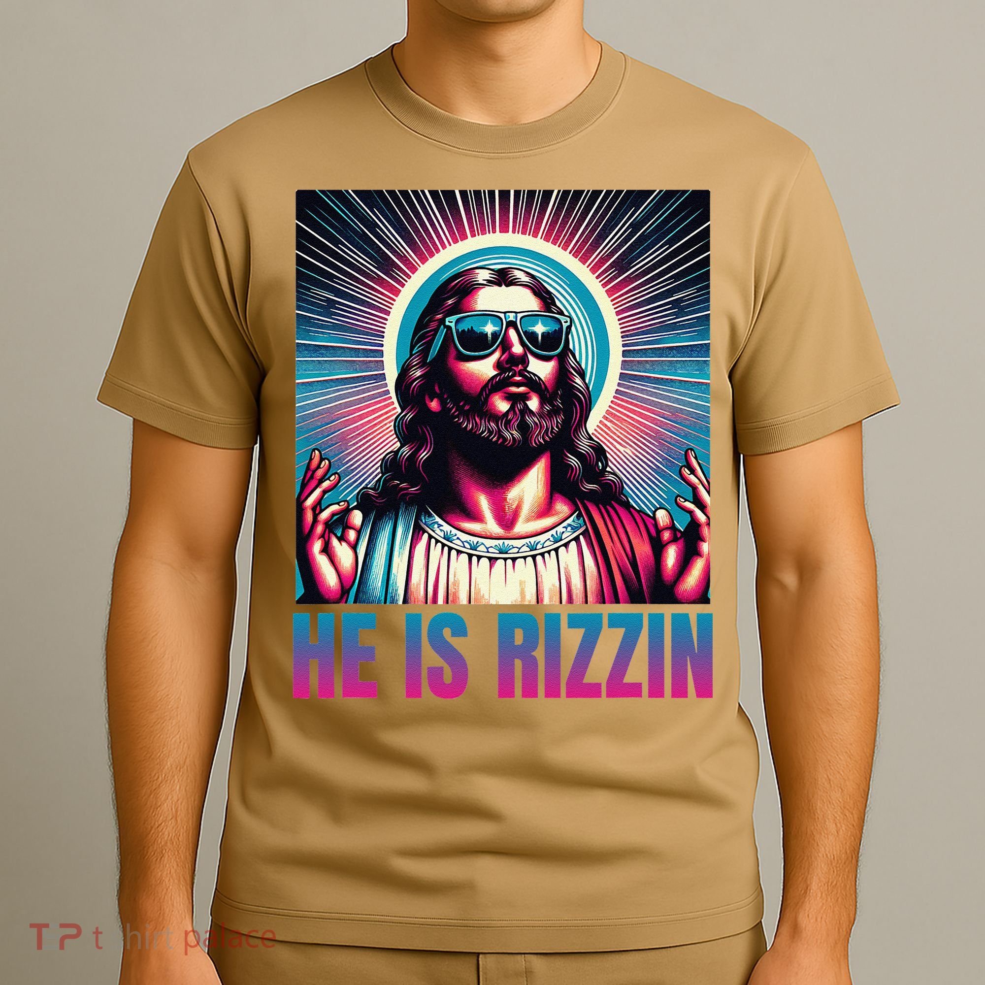 He Is Rizzin Jesus Is Rizzen T-Shirt