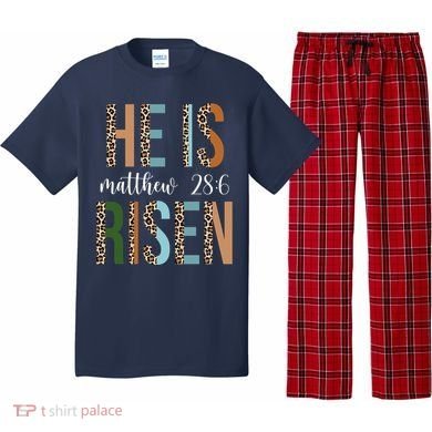 He Is Risen Matthew Bible Verse Pajama Set