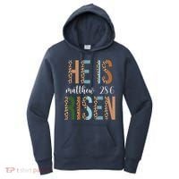 He Is Risen Matthew Bible Verse Women's Hoodie thumb 0