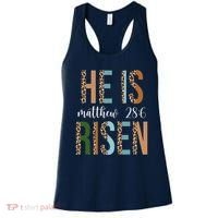 He Is Risen Matthew Bible Verse Women's Tank Top thumb 0