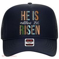 He Is Risen Matthew Bible Verse Hat thumb 0