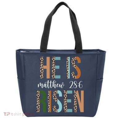 He Is Risen Matthew Bible Verse Tote Bag
