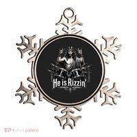 He Is Rizzin' Drummer Jesus Rocks Ornament thumb 0