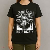 He Is Rizzin Funny Jesus Basketball Christian Religious T-Shirt thumb 4