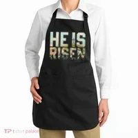 He Is Risen Boho Easter Christian Jesus Gift Apron thumb 2