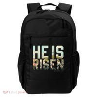 He Is Risen Boho Easter Christian Jesus Gift Backpack thumb 0