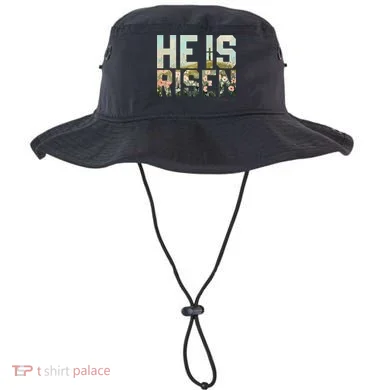 He Is Risen Boho Easter Christian Jesus Gift Bucket Hat