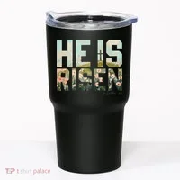 He Is Risen Boho Easter Christian Jesus Gift Tumbler thumb 0