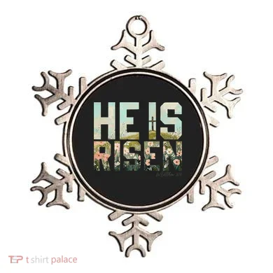 He Is Risen Boho Easter Christian Jesus Gift Ornament