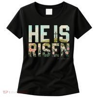 He Is Risen Boho Easter Christian Jesus Gift Women's T-Shirt thumb 0