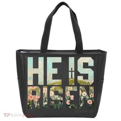 He Is Risen Boho Easter Christian Jesus Gift Tote Bag