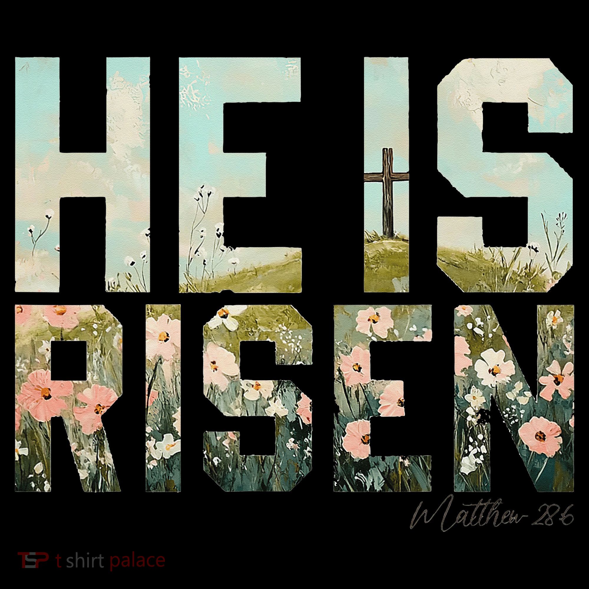 He Is Risen Boho Easter Christian Jesus Gift Tote Bag